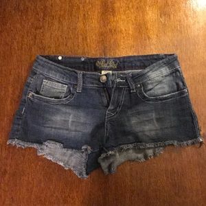 (Red Rivet) Jean Shorts